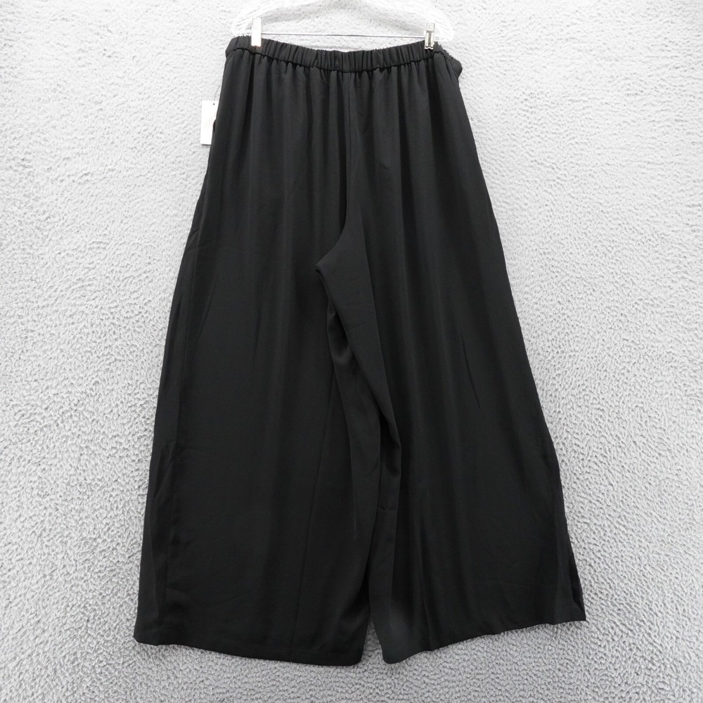 Eloquii Black Wide Leg Pants - Picture 2 of 15